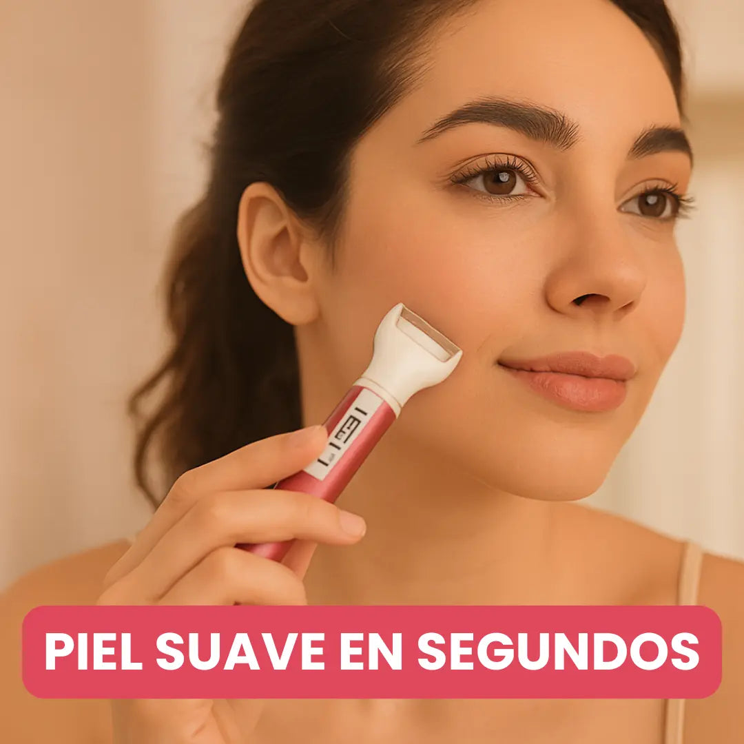 Depiladora Portátil Cara y Cuerpo Sin Irritación
