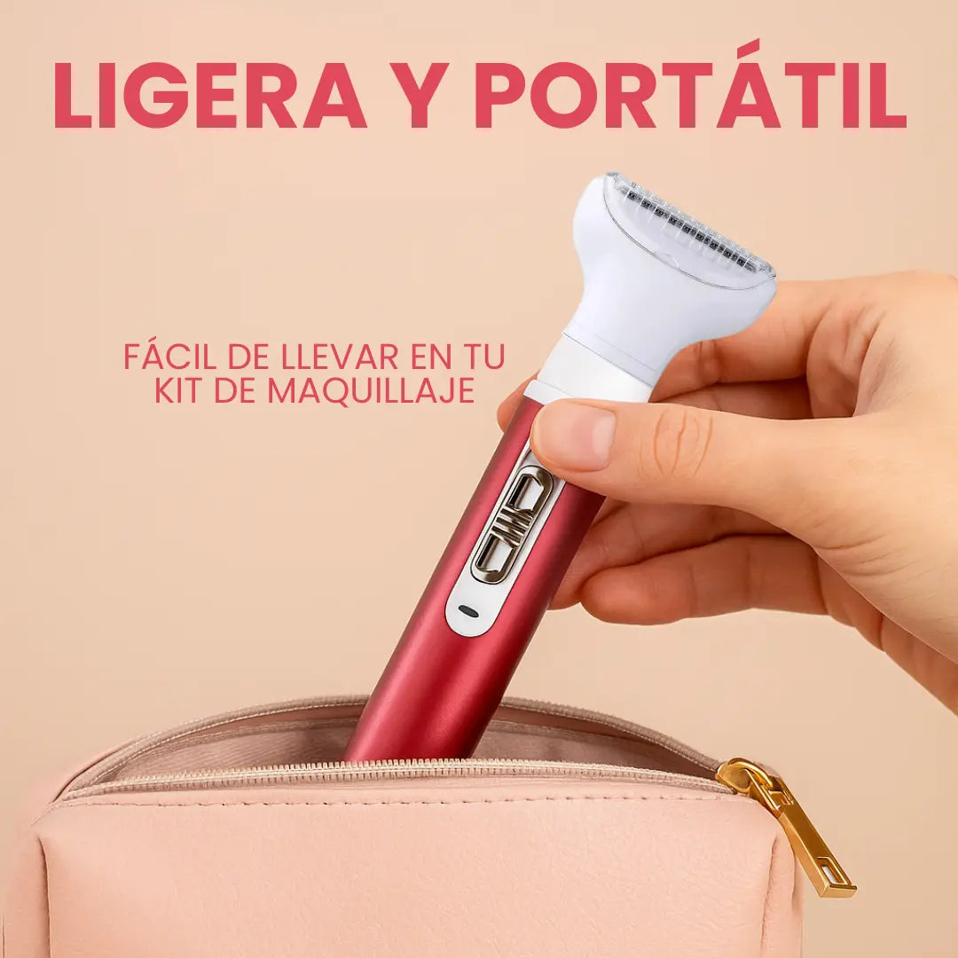 Depiladora Portátil Cara y Cuerpo Sin Irritación