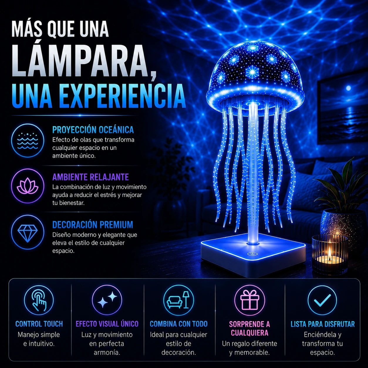 Lámpara Medusa