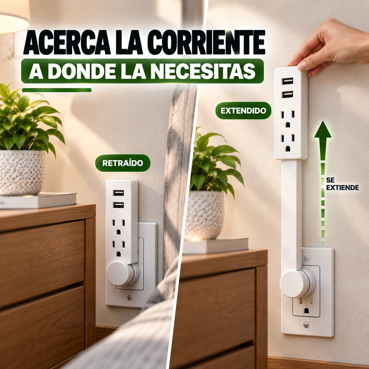 Enchufe Extensible