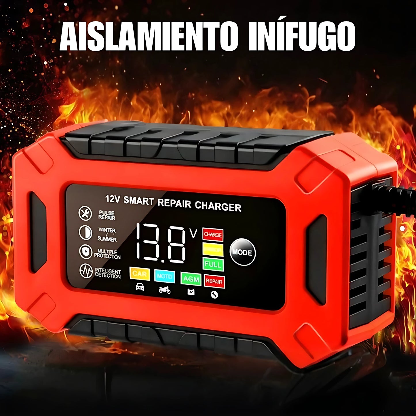 Cargador Inteligente de Batería Multivehículo Universal