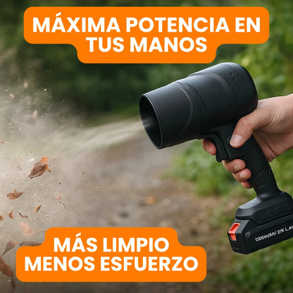 Soplador Turbo Inalámbrico Limpieza Rápida (2 Baterías y Maletín Gratis🎁)