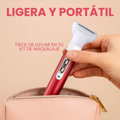 Depiladora Portátil Cara y Cuerpo Sin Irritación