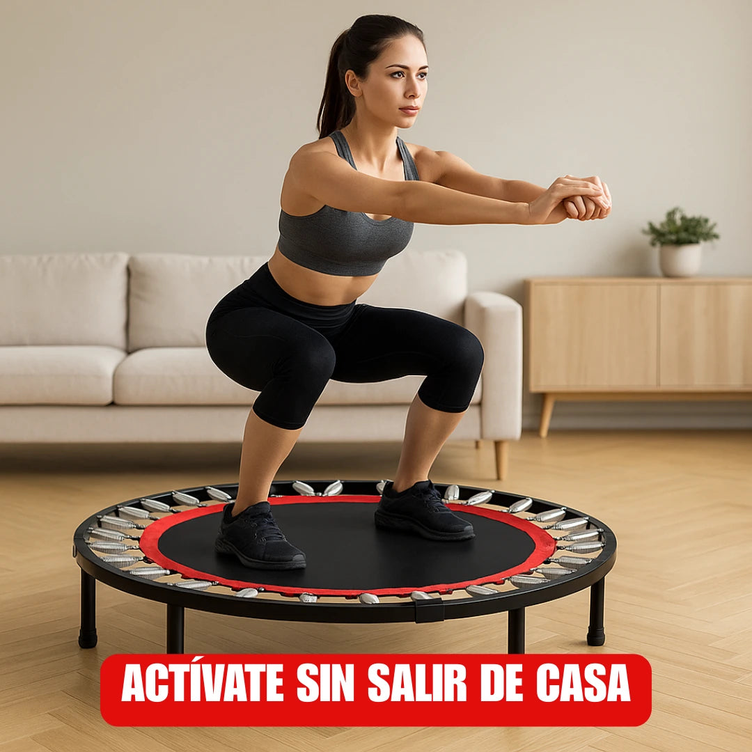 Trampolín Fitness Profesional (Incluye Rutina Principiantes y Dieta Personalizada)