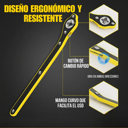 Llave para Gato de Auto Herramienta de Emergencia Seguridad y Rapidez