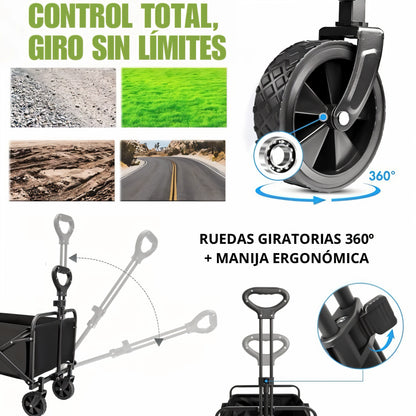Carrito de Carga Plegable Multiusos