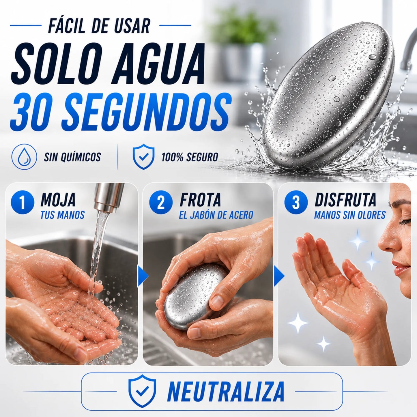 Jabón Metálico Neutraliza Malos Olores