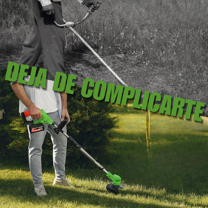 Cortadora de Pasto Inalámbrica Potente y Profesional (2 Baterías de Regalo🎁)