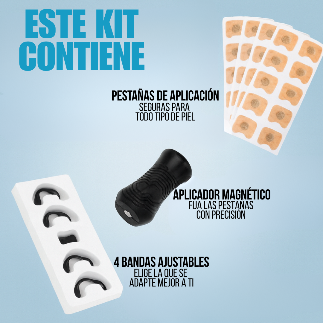 🎁2x1 Kit de Tiras Dilatadoras Nasales Magnéticas Multifunción