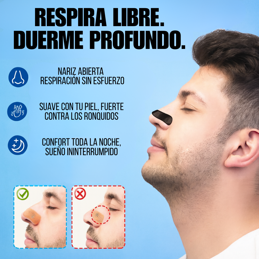 🎁2x1 Kit de Tiras Dilatadoras Nasales Magnéticas Multifunción