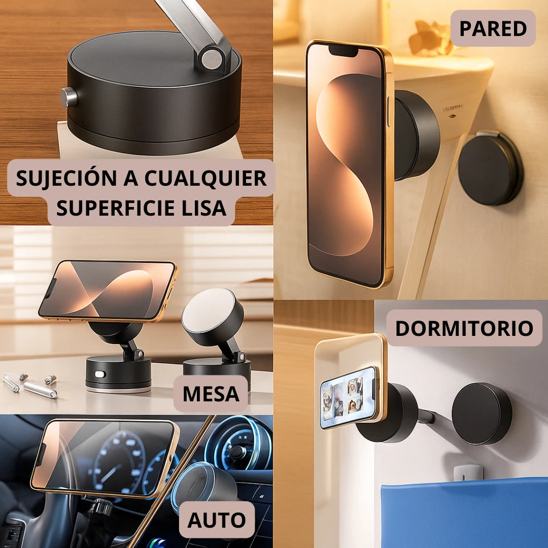 🎁2x1 Soporte Magnético Multifunción con Ventosa Ultra Firme