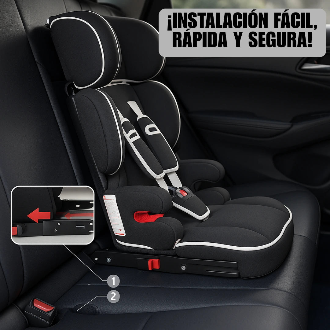 Silla Infantil para Auto con Giro 360 y Protección Total