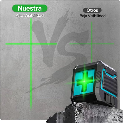 Nivel Láser Profesional Autonivelante con 16 Líneas Haz Verde (Maletín GRATIS🎁)