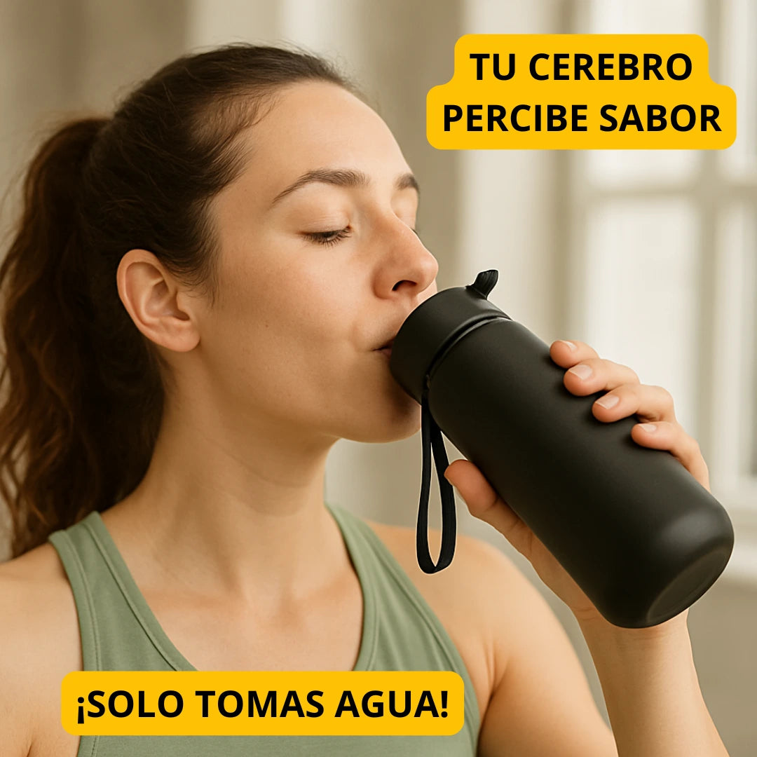 Botella Sensorial con 5 Sabores Sin Azúcar ni Químicos, Color Sopresa