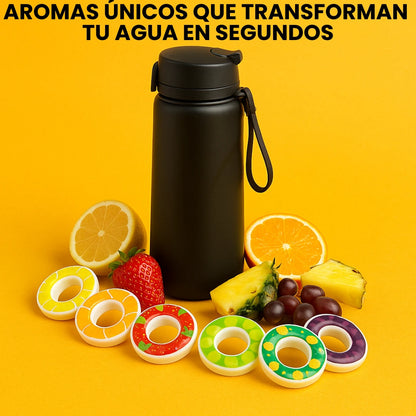Botella Sensorial con 5 Sabores Sin Azúcar ni Químicos, Color Sopresa