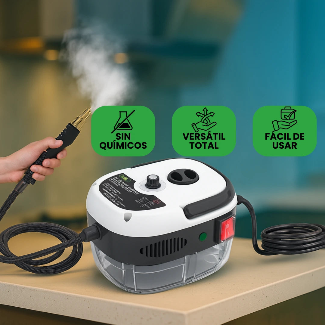 Limpiador a Vapor Alta Presión y Temperatura Portátil – Hogalia