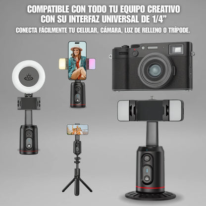 Soporte Trípode para Celular con Seguimiento Inteligente 360