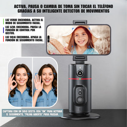 Soporte Trípode para Celular con Seguimiento Inteligente 360