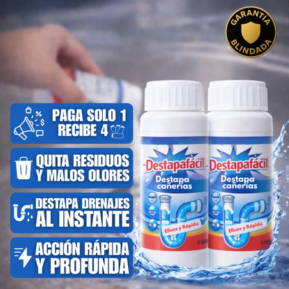 🎁4x1 Destapacaños en Polvo Exprés Potente (Paga 1, Recibe 4)