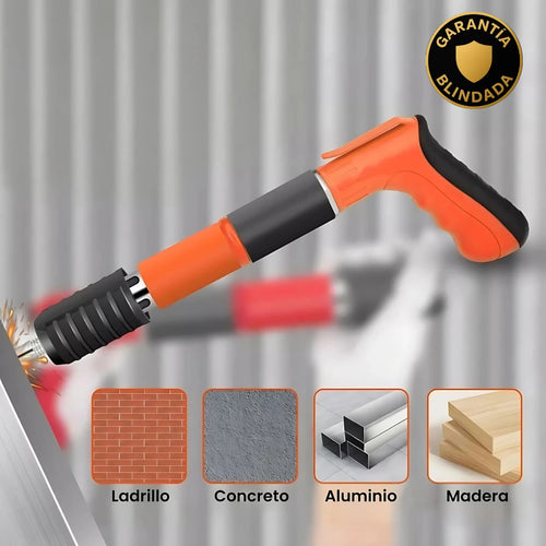 Pistola Fijadora de Clavos Portátil (Kit Protector y Clavos Gratis🎁)