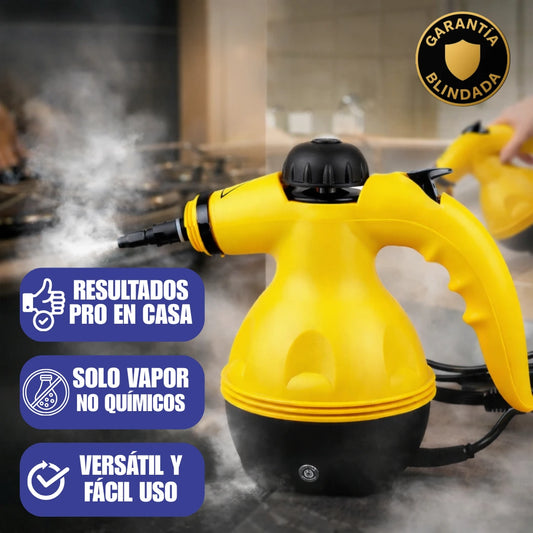 Limpiador de Vapor Portátil de Alta Temperatura para Hogar y Auto