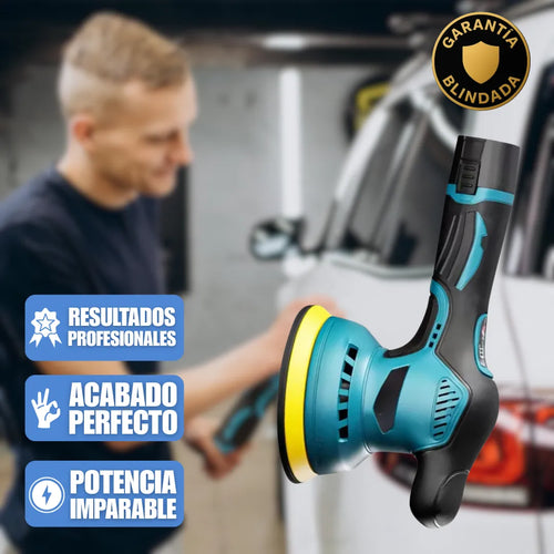 Pulidora Lijadora Eléctrica Inalámbrica para Autos, Madera, Metal