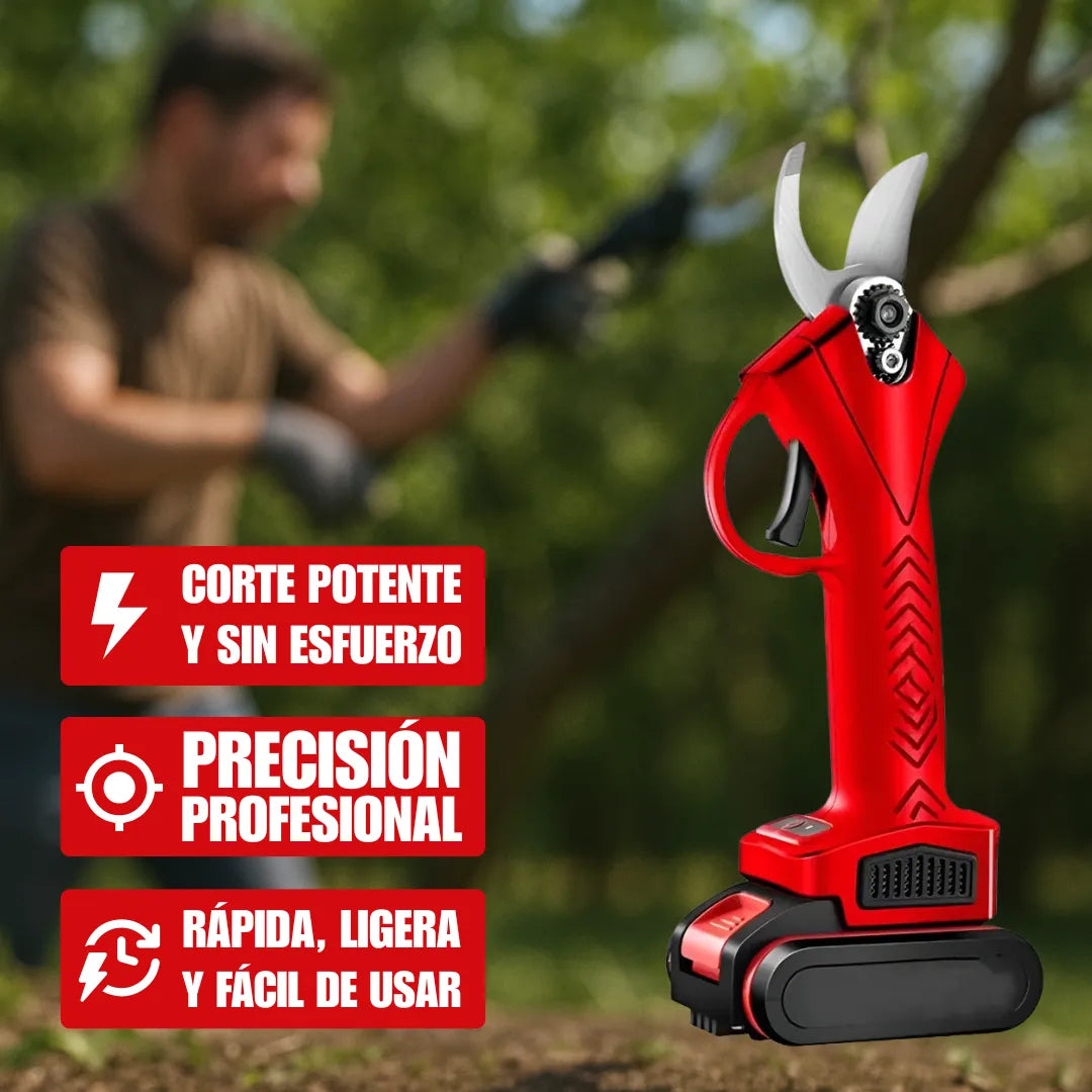 Tijera Profesional Eléctrica Inalámbrica para Poda y Corte