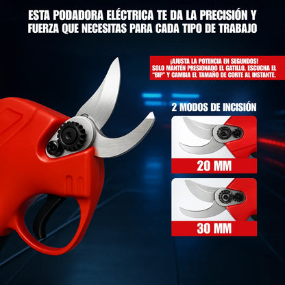 Tijera Profesional Eléctrica Inalámbrica para Poda y Corte